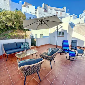 Casa Con Terraza Y Patio Privado En El Casco Antiguo De Сasa de vacaciones Salobreña